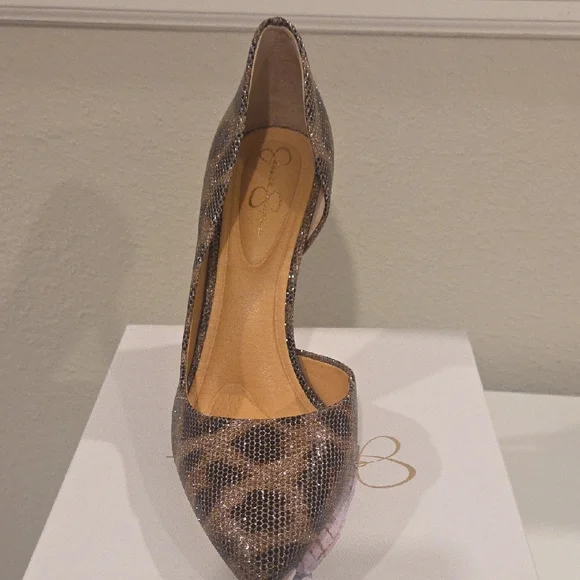 Jessica Simpson Animal Print Heels - Picture 2 of 2